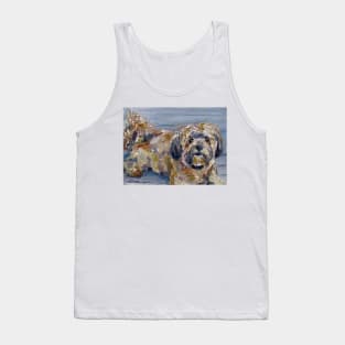 Green Leaves Porch Pup Tank Top